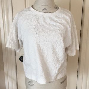 Forever 21 textured white top